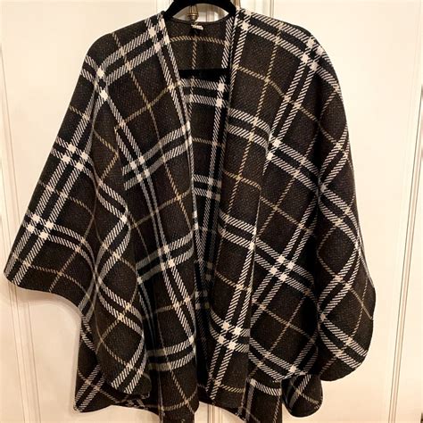 burberry lambswool cape|authentic Burberry poncho.